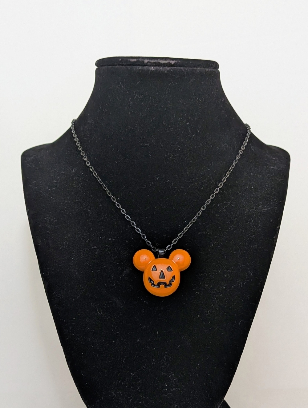 Bundle Only - Halloween Mickey Jack-O'-Lantern Pendant Necklace